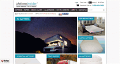 Desktop Screenshot of mattressinsider.com